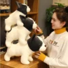 35 40 45cm Cute Simulation French Bulldog Doll Animal Stuffed Puppy Plush Pillow Toy Mascot Shadow 1 - French Bulldog Gifts Store