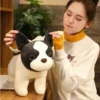 35 40 45cm Cute Simulation French Bulldog Doll Animal Stuffed Puppy Plush Pillow Toy Mascot Shadow 2 - French Bulldog Gifts Store