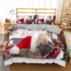 Bulldog Duvet Cover French Bulldogs Bedding Set Twin Polyester Chocolate Puppy Pet Doggy Animal Quilt Cover 12 - French Bulldog Gifts Store