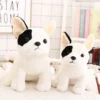 Cute French Bulldog Plush Toy Sitting Pose Mascot Shadows Dog Stuffed Animal Doll Gift 1 - French Bulldog Gifts Store