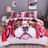 French Bulldog Duvet Cover Set Puppy Bedding Set Bedclothes with Pillowcase Single Double King Queen Size 1 - French Bulldog Gifts Store
