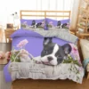 French Bulldog Duvet Cover Set Puppy Bedding Set Bedclothes with Pillowcase Single Double King Queen Size 4 - French Bulldog Gifts Store