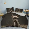 French Bulldog Duvet Cover Set Puppy Bedding Set Bedclothes with Pillowcase Single Double King Queen Size 9 - French Bulldog Gifts Store