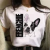 French Bulldog Print Women Clothing Kawaii T shirts Summer Short Sleeve Ladies Oversized Tees Female Harajuku 2 - French Bulldog Gifts Store