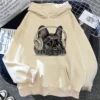 French Bulldog hoodies women vintage y2k aesthetic anime graphic sweatshirts women graphic clothing - French Bulldog Gifts Store