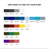 tank top color chart - French Bulldog Gifts Store