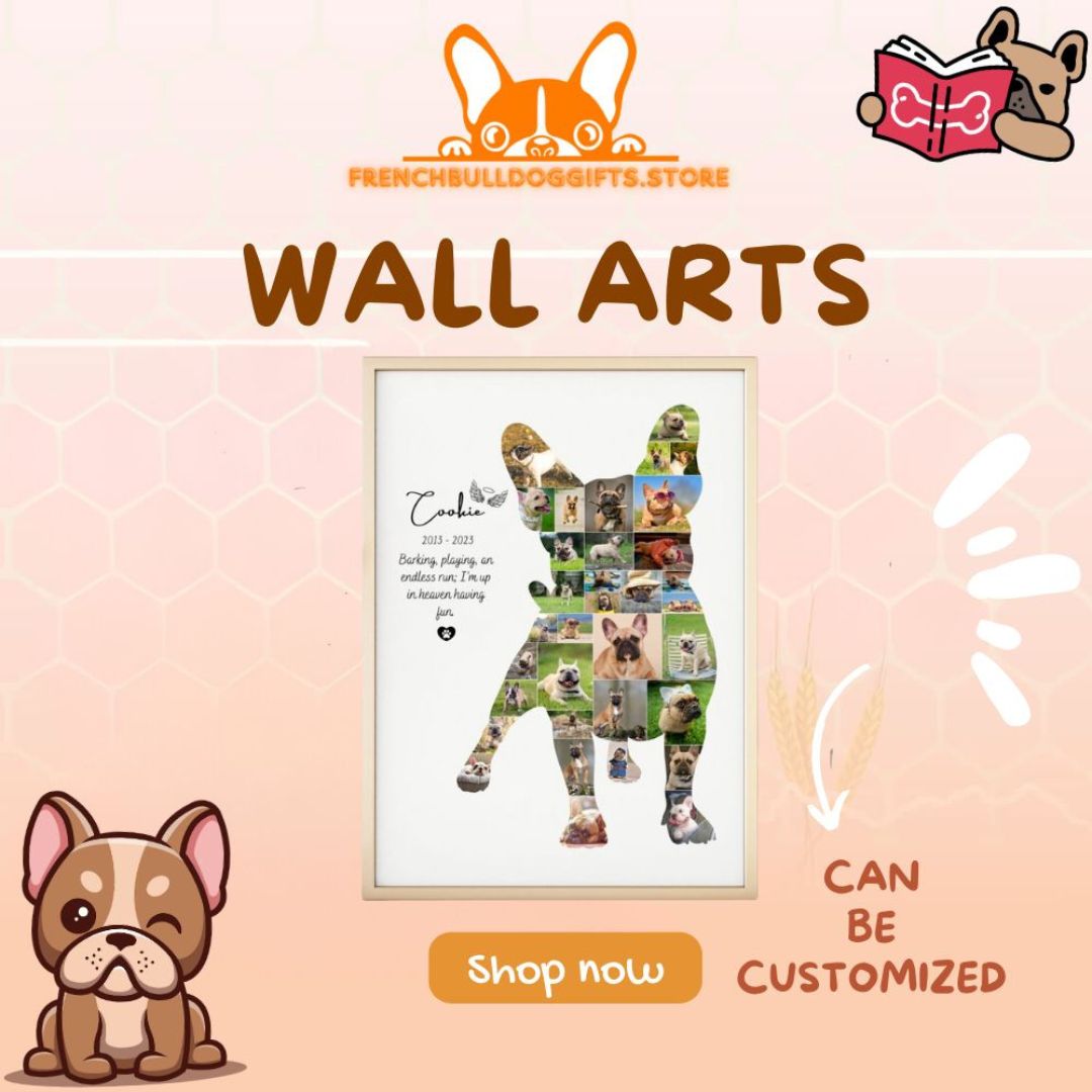 French Bulldog Gifts Store Wall Arts