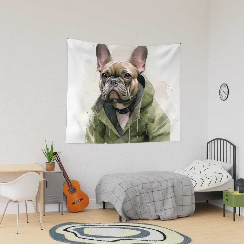 French Bulldog Tapestries