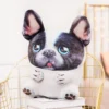 1pc 3D Simulation Cute French Bulldog Plush Toys Stuffed Animal Plush Dog Doll Pillow Soft Peluche 1 - French Bulldog Gifts Store