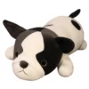 80 120cm Lying French Bulldog Plush Toys Stuffed Cute Dog Puppy Animal Doll Soft Long Sleep 5 - French Bulldog Gifts Store